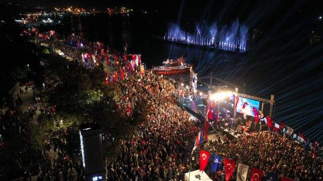 Üsküdar'da 29 Ekim Cumhuriyet Bayramı coşkuyla kutlandı