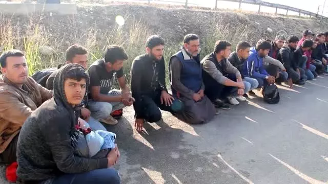102 düzensiz göçmen yakalandı 102 düzensiz göçmen yakalandı
