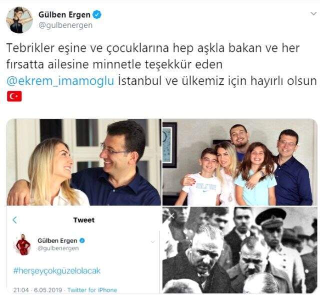 Erdoğan'ın her davetine katılan Gülben Ergen, 29 Ekim davetine katılmadı