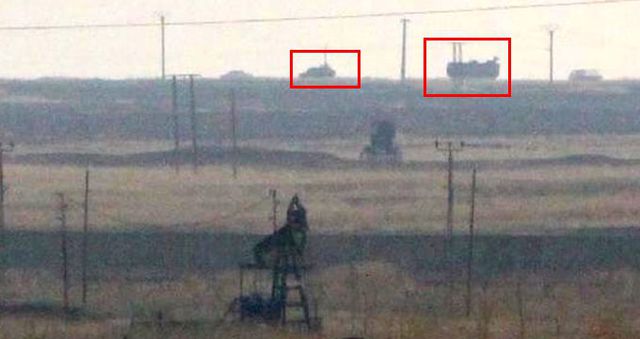 Rus askeri polisinden petrol kuyuları çevresinde devriye