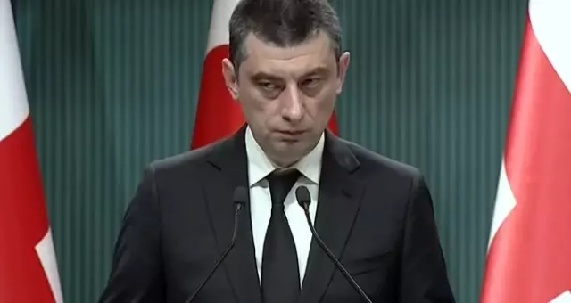 Erdoğan'ın Gürcü Başbakanı ile düzenlediği basın toplantısına çevirmenin hatası damga vurdu Erdoğan'ın Gürcü Başbakanı ile düzenlediği basın toplantısına çevirmenin hatası damga vurdu