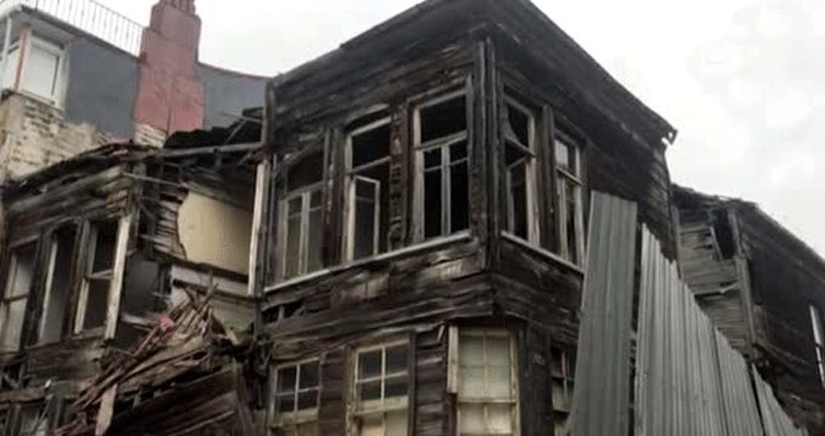 Üsküdar'da binada çökme meydana geldi! Ekipler alarma geçti