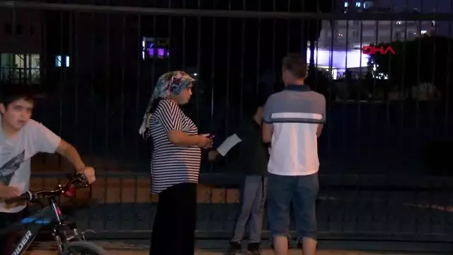 Antalya okul bahçesinde mahsur kaldı Antalya okul bahçesinde mahsur kaldı