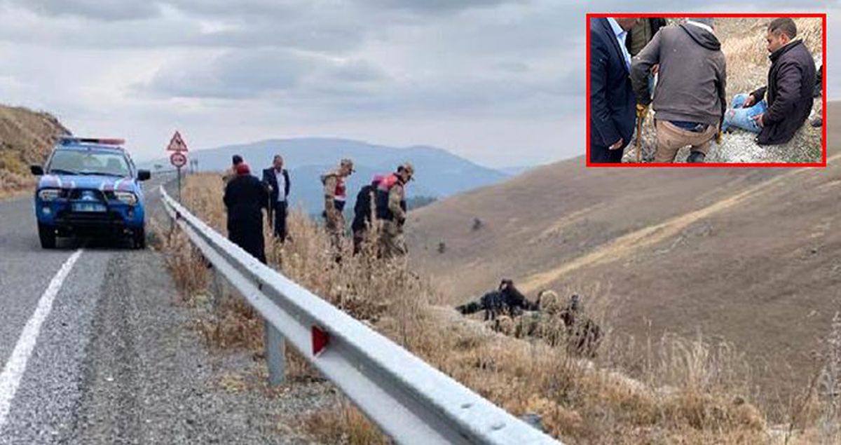 Ayının saldırdığı çoban, canını kurtarmak için uçurumdan atladı