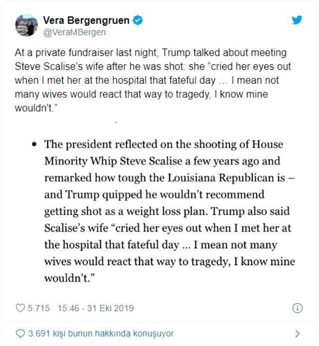 Donald Trump: Ben vurulursam Melania ağlamaz