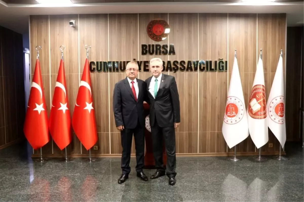 Yargıtay Üyesi Sinan Sezer'den Başsavcı Şen'e hayırlı olsun ziyareti