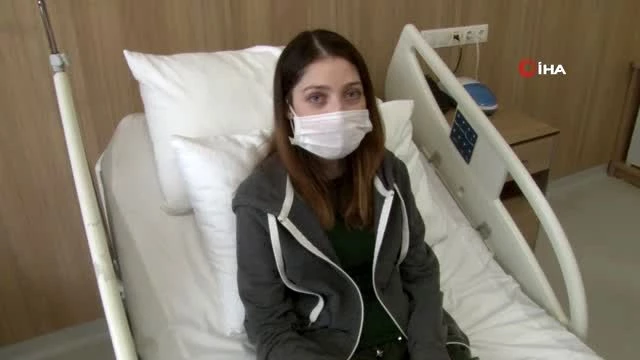 Akciğerinin yüzde 90'ını kullanamayan genç kız nakil sonrası rahat bir nefes aldı