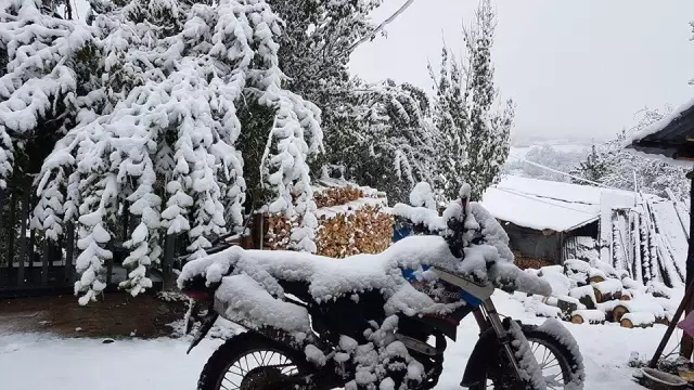 Artvin'in yüksek kesimlerine kar yağdı Artvin'in yüksek kesimlerine kar yağdı