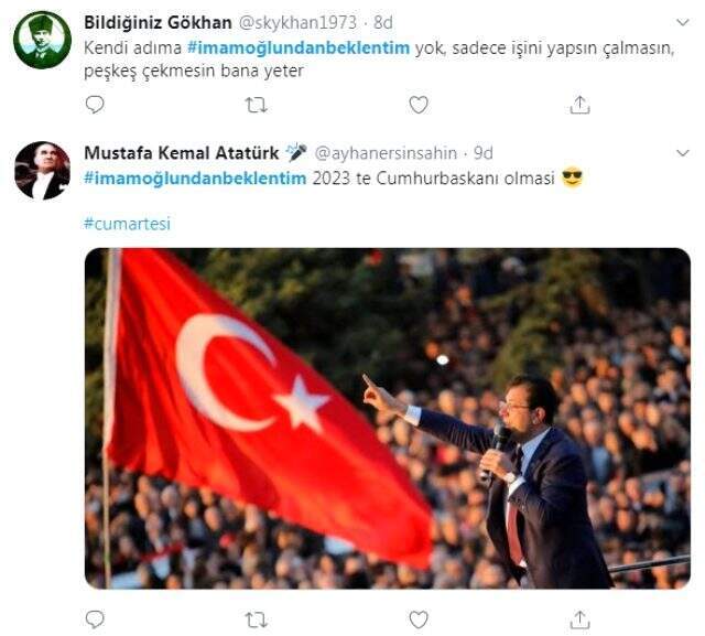 İBB Başkanı Ekrem İmamoğlu, sosyal medyada gündem oldu