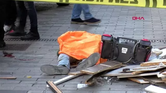 İstiklal caddesi'nde 6. kattan düşen işçi öldü
