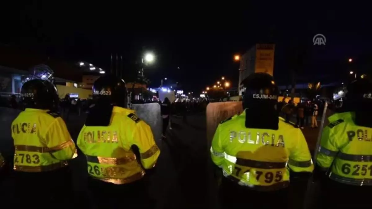 Kolombiya'da protestolar