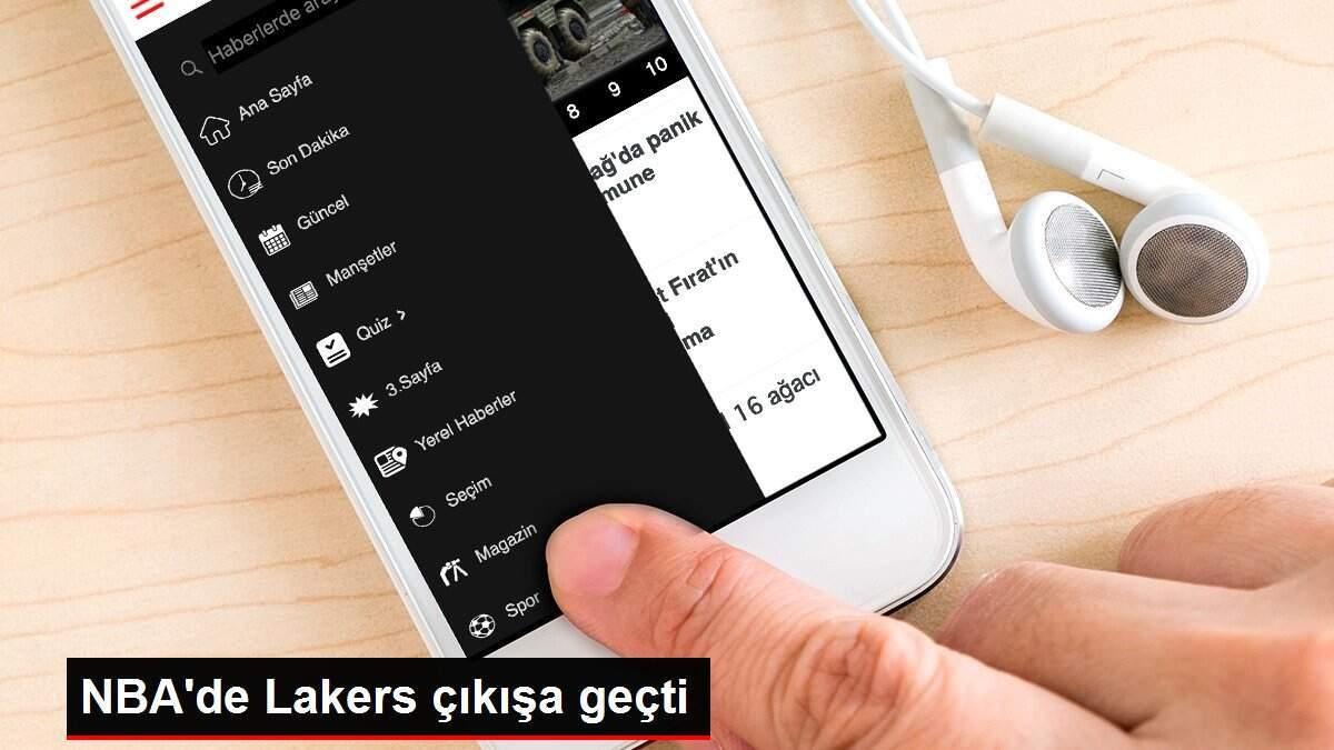 NBA'de Lakers çıkışa geçti