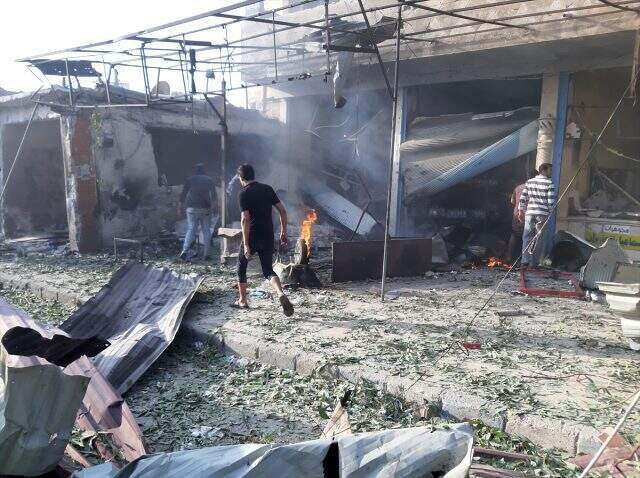 Son dakika: Tel Abyad'da pazar yerine bombalı saldırı: En az 10 sivil hayatını kaybetti