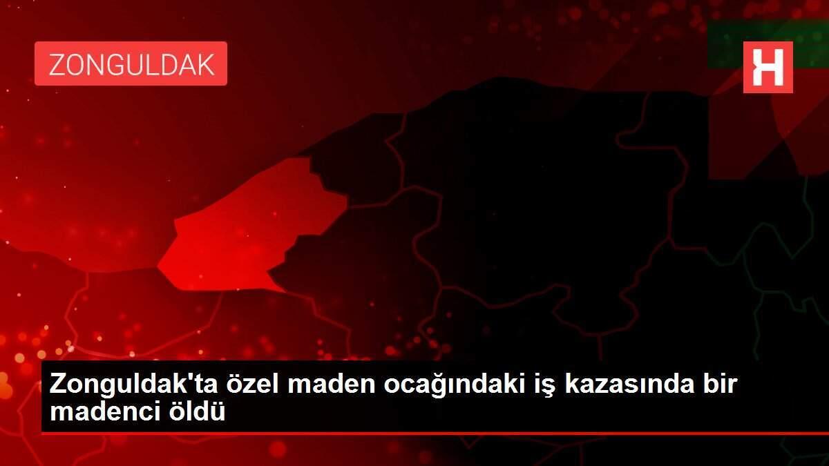 Zonguldak'ta özel maden ocağındaki iş kazasında bir madenci öldü