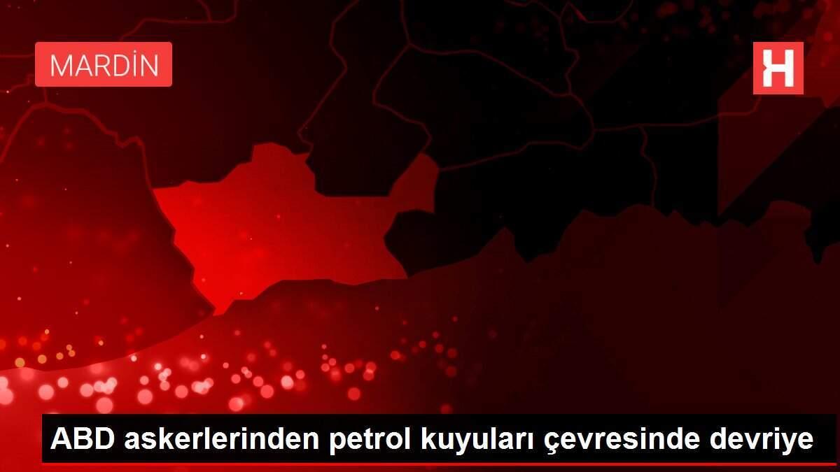 ABD askerlerinden petrol kuyuları çevresinde devriye
