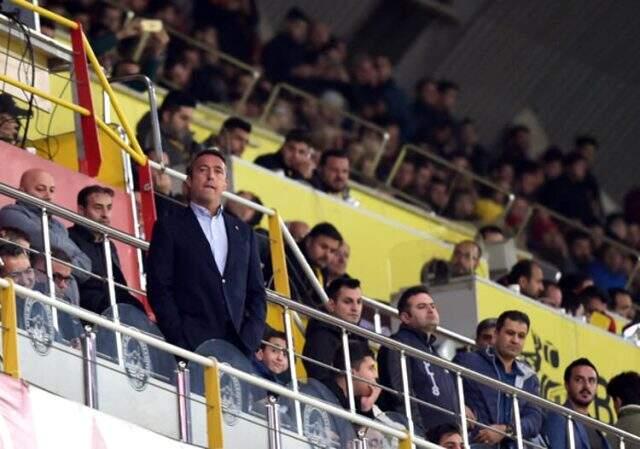 Ali Koç, Kayserispor maçında heyecandan yerinde duramadı!