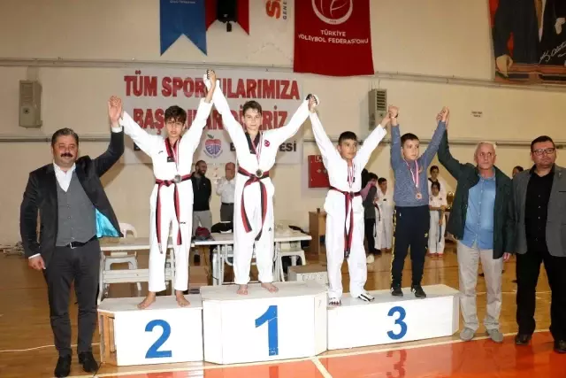 Bayramiç'te taekwondo şampiyonasına büyük ilgi Bayramiç'te taekwondo şampiyonasına büyük ilgi