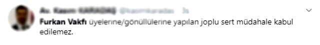 Furkan Vakfı'nın eylemine biber gazlı ve joplu polis müdahalesi sosyal medyada eleştirildi