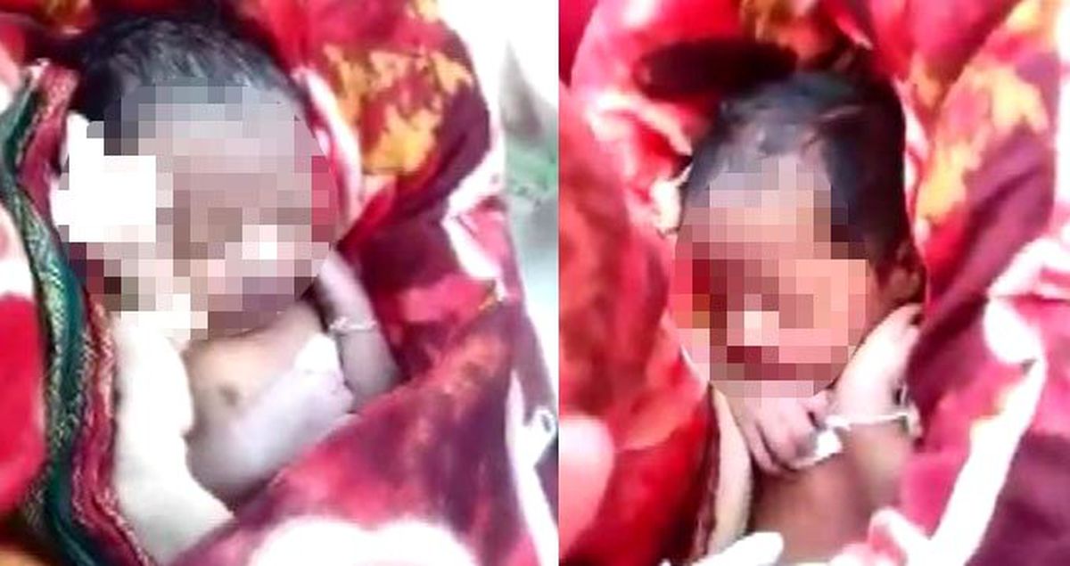Hindistan'da kız bebeği canlı canlı gömmek isteyen dede suçüstü yakalandı
