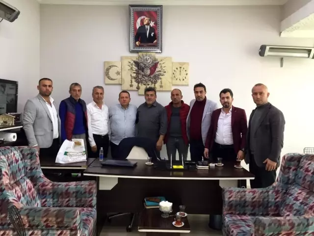 Alaplı Gazeteciler Derneği'nden teşekkür ziyareti