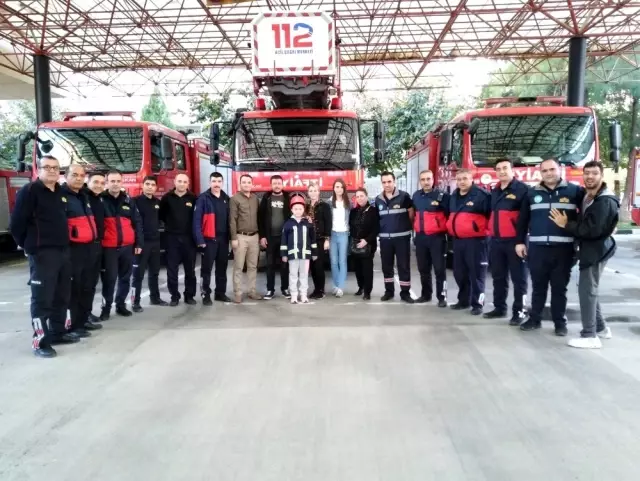 Hayata tutunan Alara'dan itfaiye ekiplerine teşekkür Hayata tutunan Alara'dan itfaiye ekiplerine teşekkür