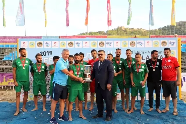 TFF Plaj Futbolu'nda şampiyon Alanya Belediyespor TFF Plaj Futbolu'nda şampiyon Alanya Belediyespor