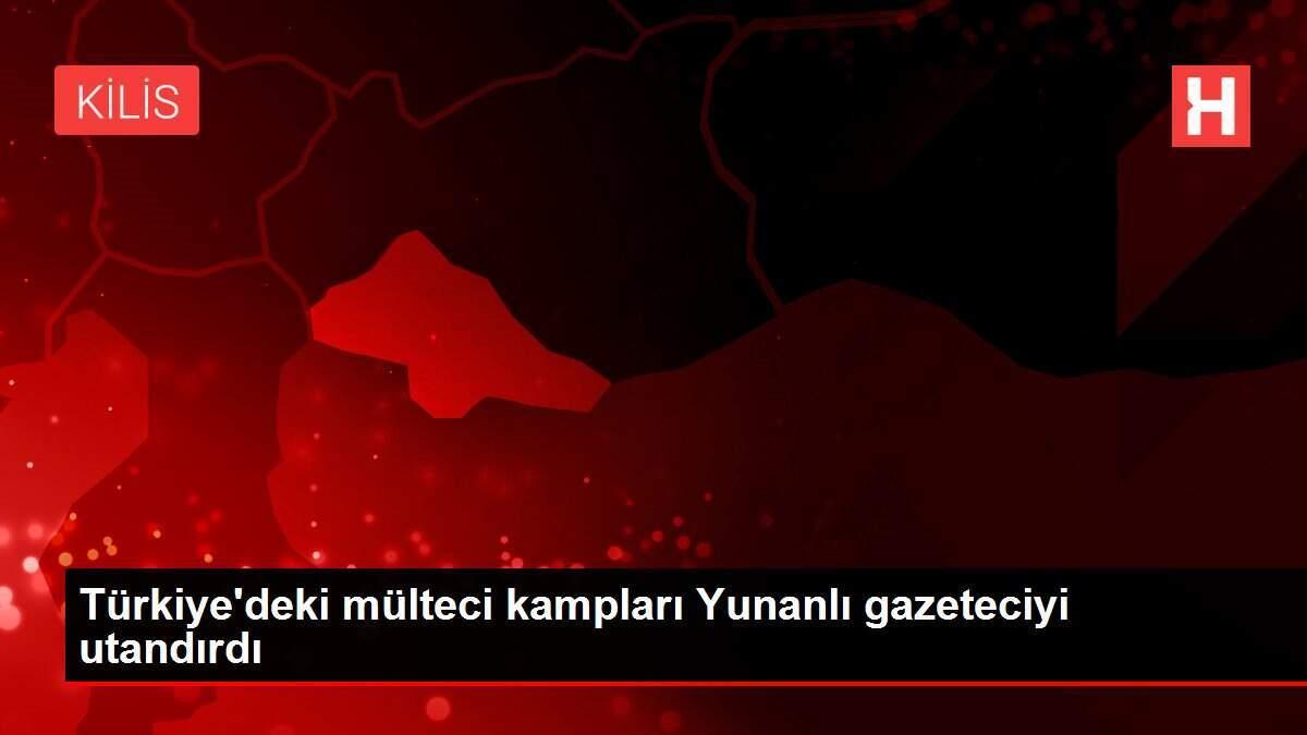 Türkiye'deki mülteci kampları Yunanlı gazeteciyi utandırdı Türkiye'deki mülteci kampları Yunanlı gazeteciyi utandırdı