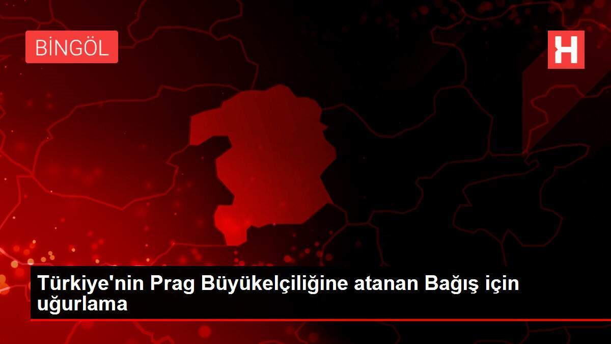 Türkiye'nin Prag Büyükelçiliğine atanan Bağış için uğurlama