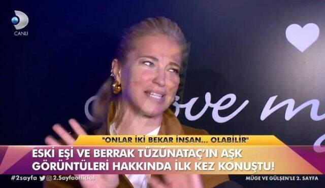 2 ay önce boşandığı eşinin Berrak Tüzünataç'la olduğu öğrenen Burcu Esmersoy, ne yapacağını bilemedi