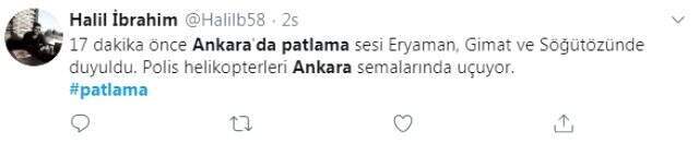 Ankara Valiliği, 'Ankara'da patlama' iddialarını yalanladı: Sesler taş ocağından geliyor