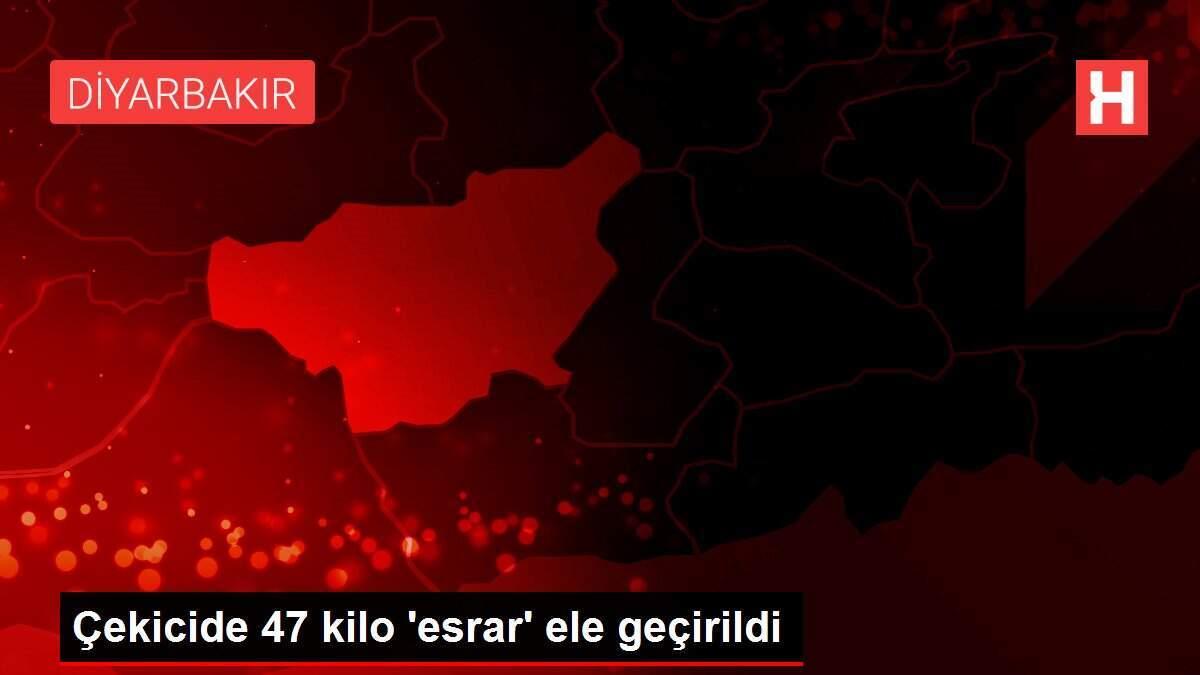 Çekicide 47 kilo 'esrar' ele geçirildi