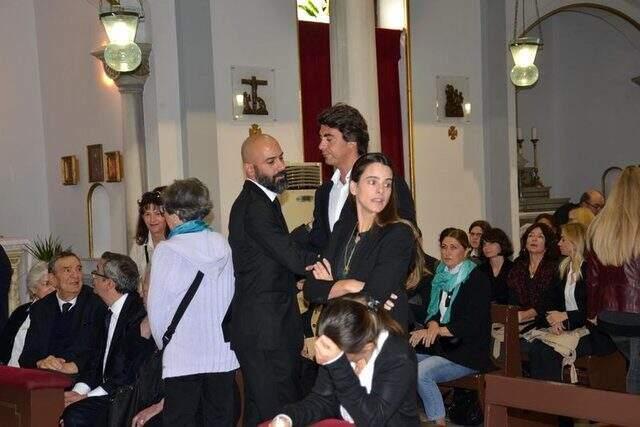 İbrahim Kutluay, Edwina Sponza'yı babasının cenazesinde yalnız bırakmadı