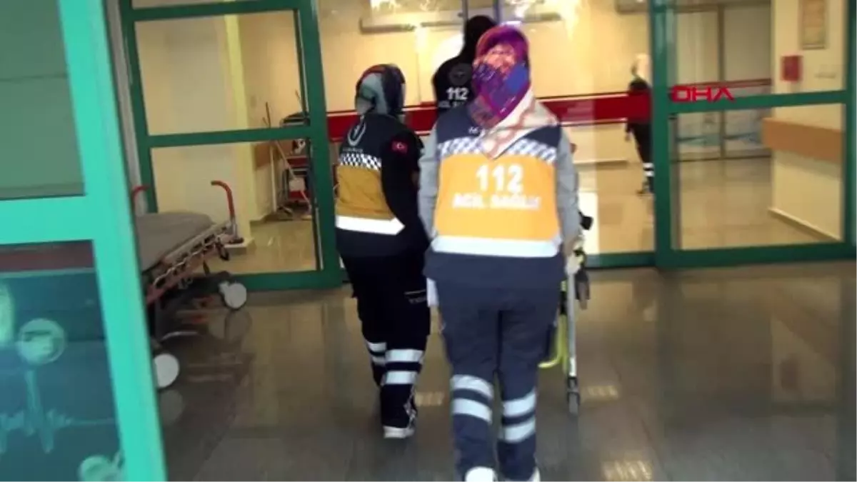 Kahramanmaraş halatı kopan iskeleden düşen 2 işçi yaralandı