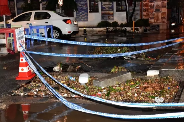 Muğla'da sağanak etkili oldu Muğla'da sağanak etkili oldu
