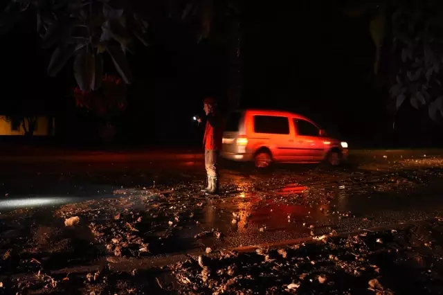 Muğla'da sağanak etkili oldu Muğla'da sağanak etkili oldu