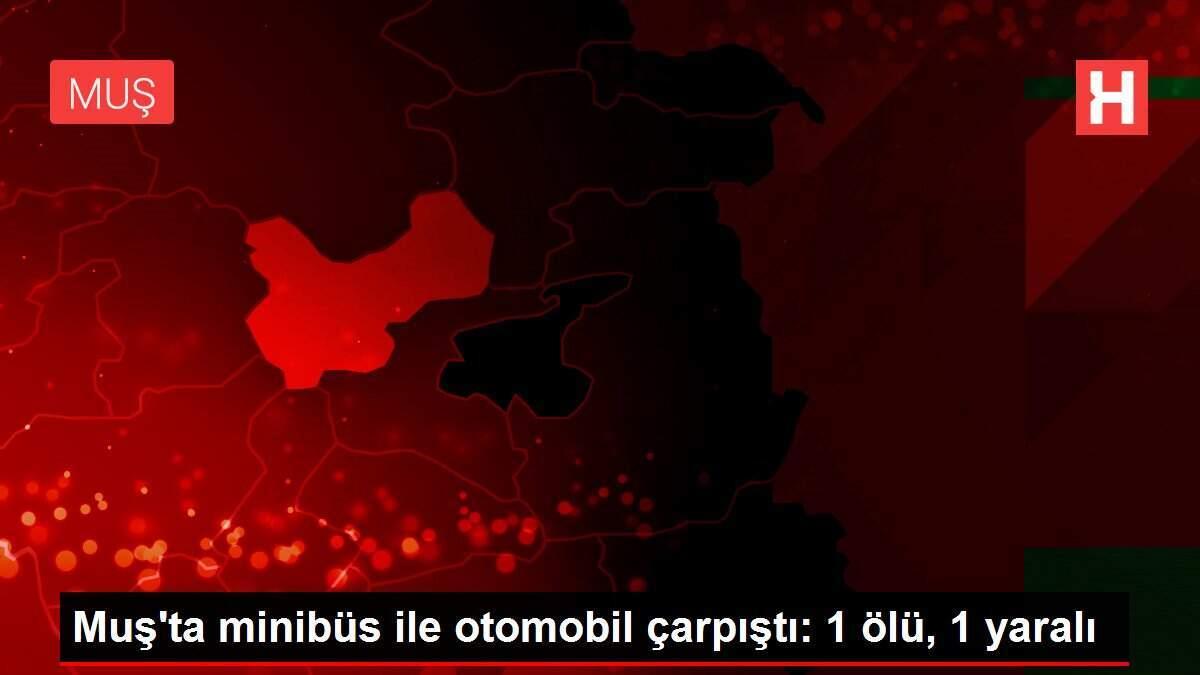 Muş'ta minibüs ile otomobil çarpıştı: 1 ölü, 1 yaralı