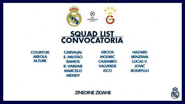 Real Madrid'de Galatasaray maçı öncesi 7 eksik!