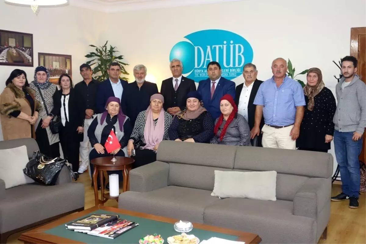 Amerika'da yaşayan Ahıskalılar, DATÜB çalışmaları hakkında bilgi aldı