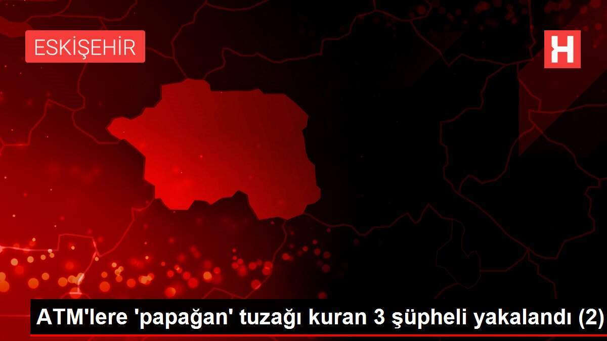 ATM'lere 'papağan' tuzağı kuran 3 şüpheli yakalandı (2)