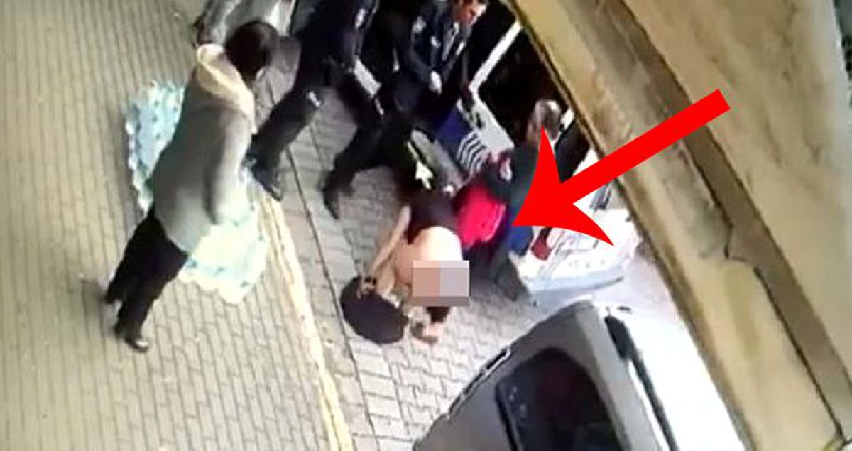 Avcılar'da hırsızlıkla suçlanan kadın, sokak ortasında çırılçıplak soyundu
