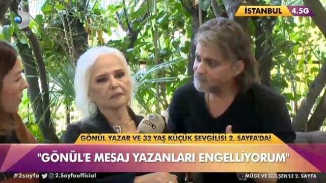 Gönül Yazar'ın kendisinden 32 yaş sevgilisinden samimi itiraf: Birbirimizi görmeyince kuduruyoruz
