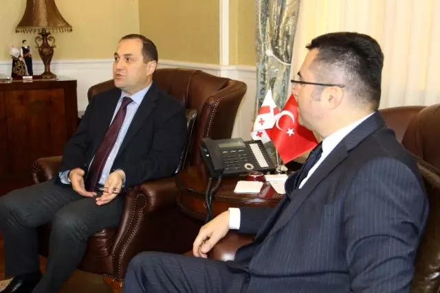 Gürcistan Büyükelçisi George Janjgava Erzurum'da