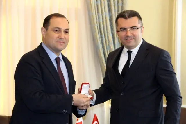 Gürcistan Büyükelçisi George Janjgava Erzurum'da