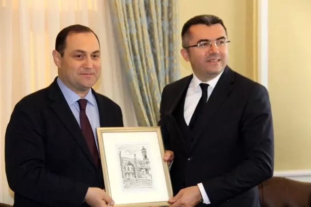 Gürcistan Büyükelçisi George Janjgava Erzurum'da