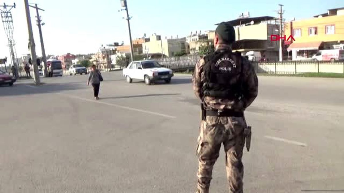Hatay pazar yerinde 'huzur ve güven' uygulaması