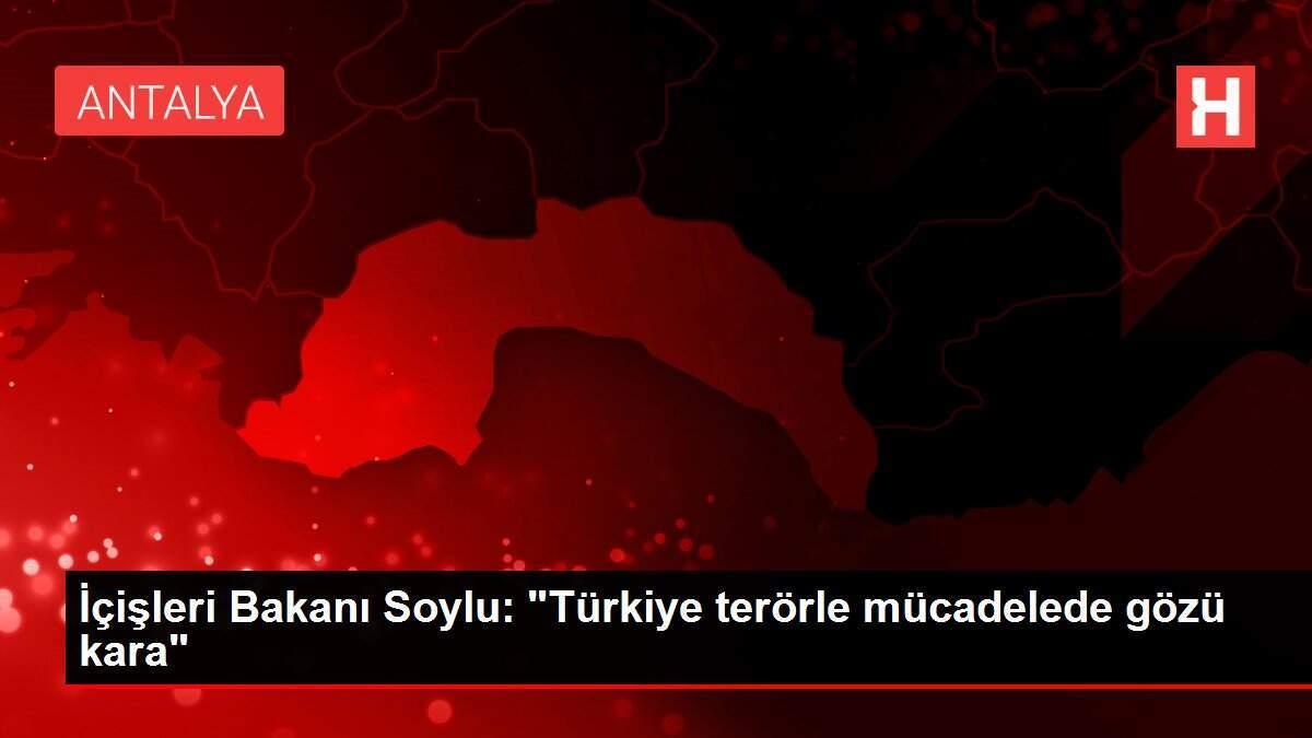 İçişleri Bakanı Soylu:
