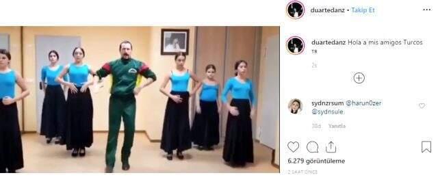 İspanya'daki Flamenko ekibi bu kez de 'Çok Sevdim Yalan Oldu' dansıyla sosyal medyaya damga vurdu