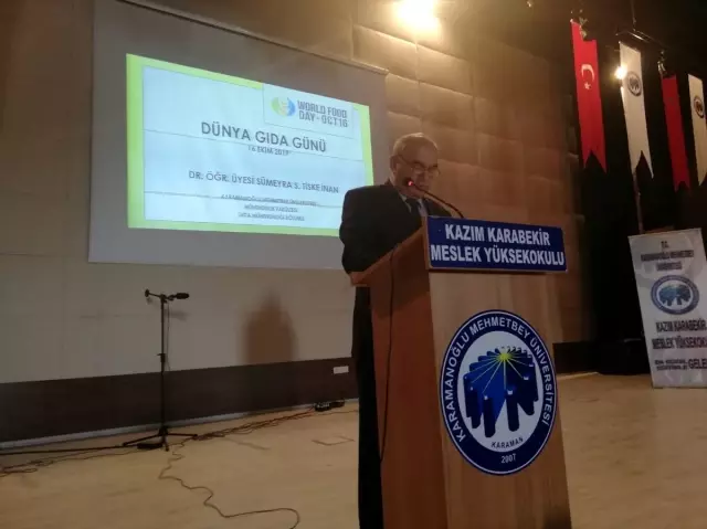 KMÜ Kazımkarabekir Meslek Yüksekokulu'nda 'Güvenli Gıda' semineri KMÜ Kazımkarabekir Meslek Yüksekokulu'nda 'Güvenli Gıda' semineri