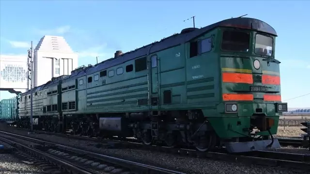 Çin'den Avrupa'ya giden tren Ankara'ya ulaştı Çin'den Avrupa'ya giden tren Ankara'ya ulaştı