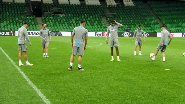 Trabzonspor, Krasnodar maçı hazırlıklarını tamamladı Trabzonspor, Krasnodar maçı hazırlıklarını tamamladı